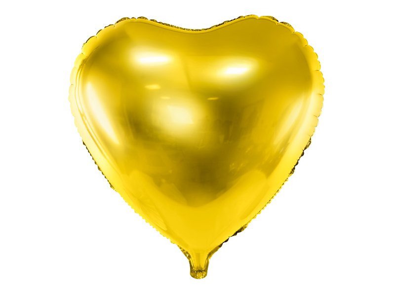 GLOBO DE 2.5 CORAZON DORADO